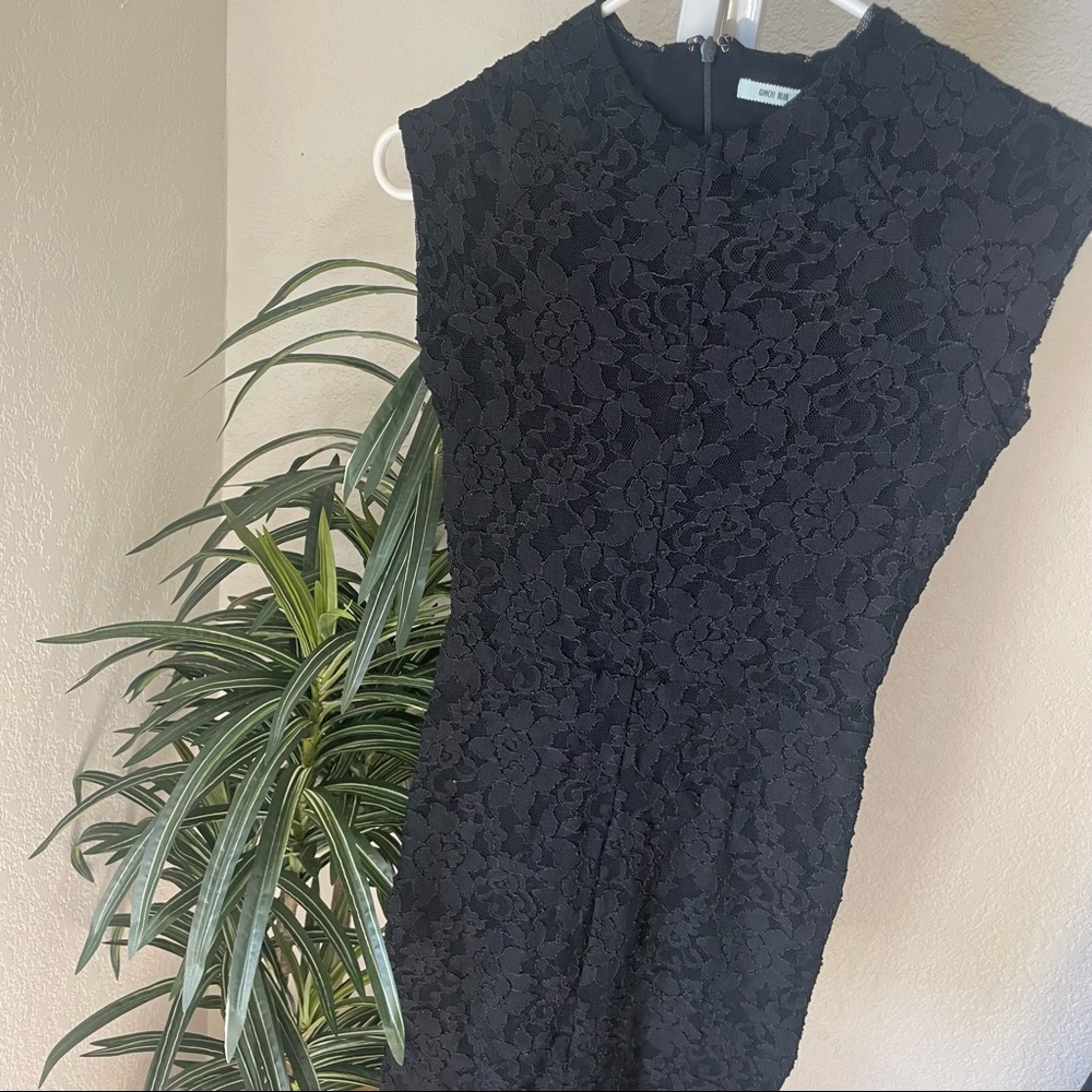 black laced urban outfitters dress